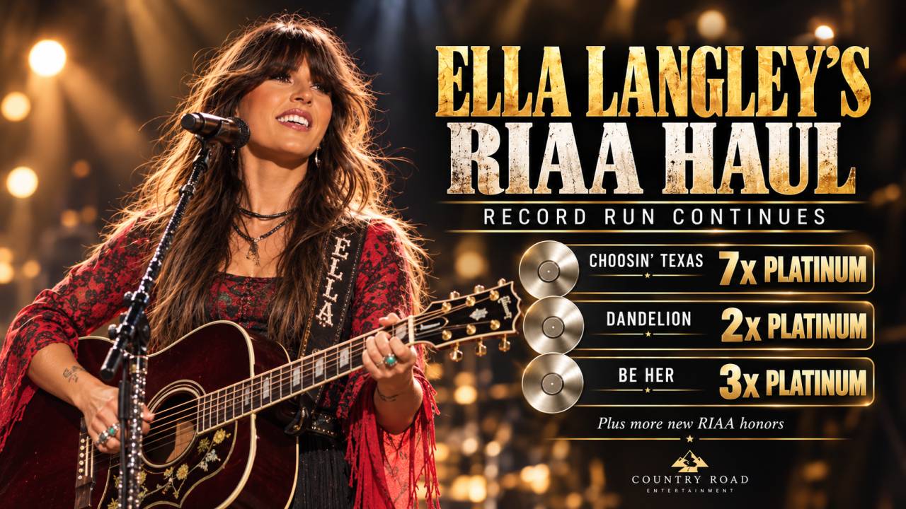 Ella Langley’s Record Run Grows as ‘Choosin’ Texas’ Hits 7x Platinum (2)