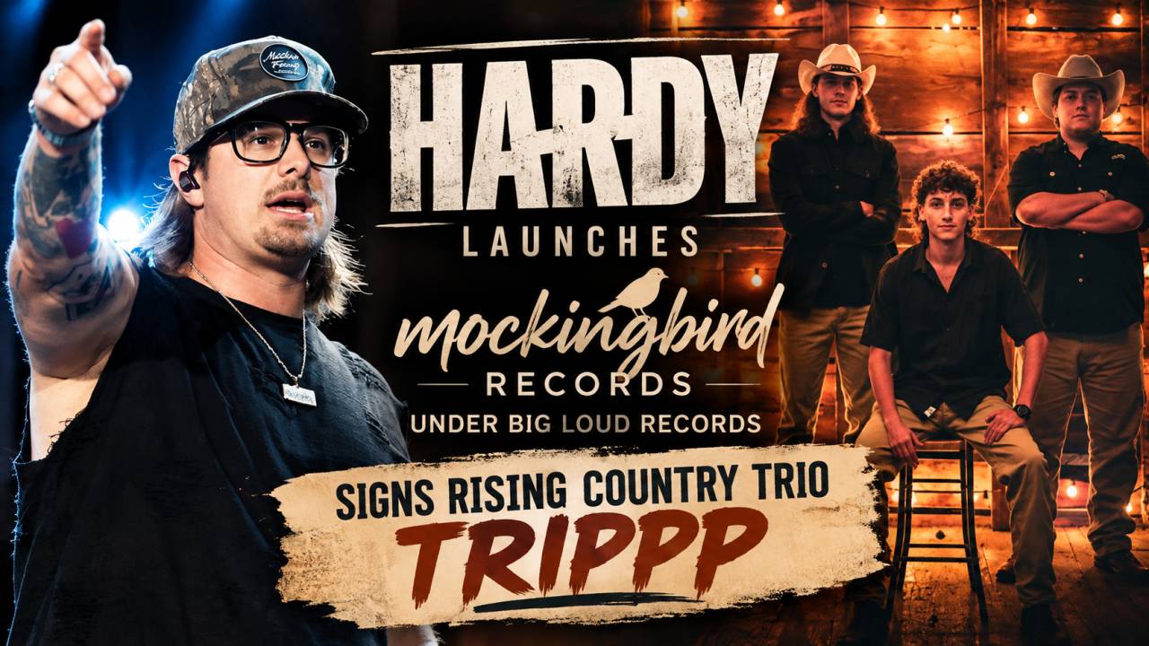 HARDY Launches New Record Label, Signs Rising Country Trio TRIPPP