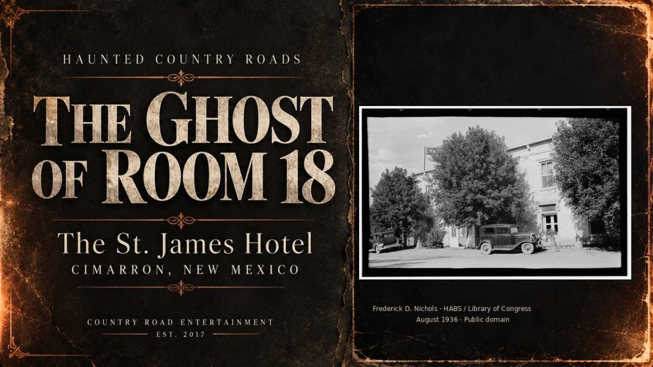Haunted Country Roads: The Ghost of Room 18 at the St. James Hotel