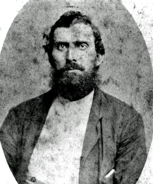A historical portrait of Newton Knight, the man widely suspected in Amos McLemore’s killing.